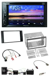 Pioneer Bluetooth 2DIN USB DVD DAB Lenkrad Autoradio für Ford Kuga 2008-12 schwa