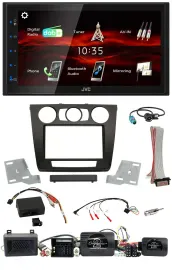 JVC USB Bluetooth Lenkrad DAB 2DIN Autoradio für BMW 1er Aktiv PDC man. Klima 07