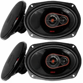 Cerwin Vega H7693 140W RMS 6x9" 3-Way Coaxial Speakers (2 Pairs)