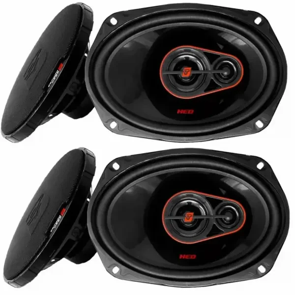 Cerwin Vega H7693 140W RMS 6x9" 3-Way Coaxial Speakers (2 Pairs)