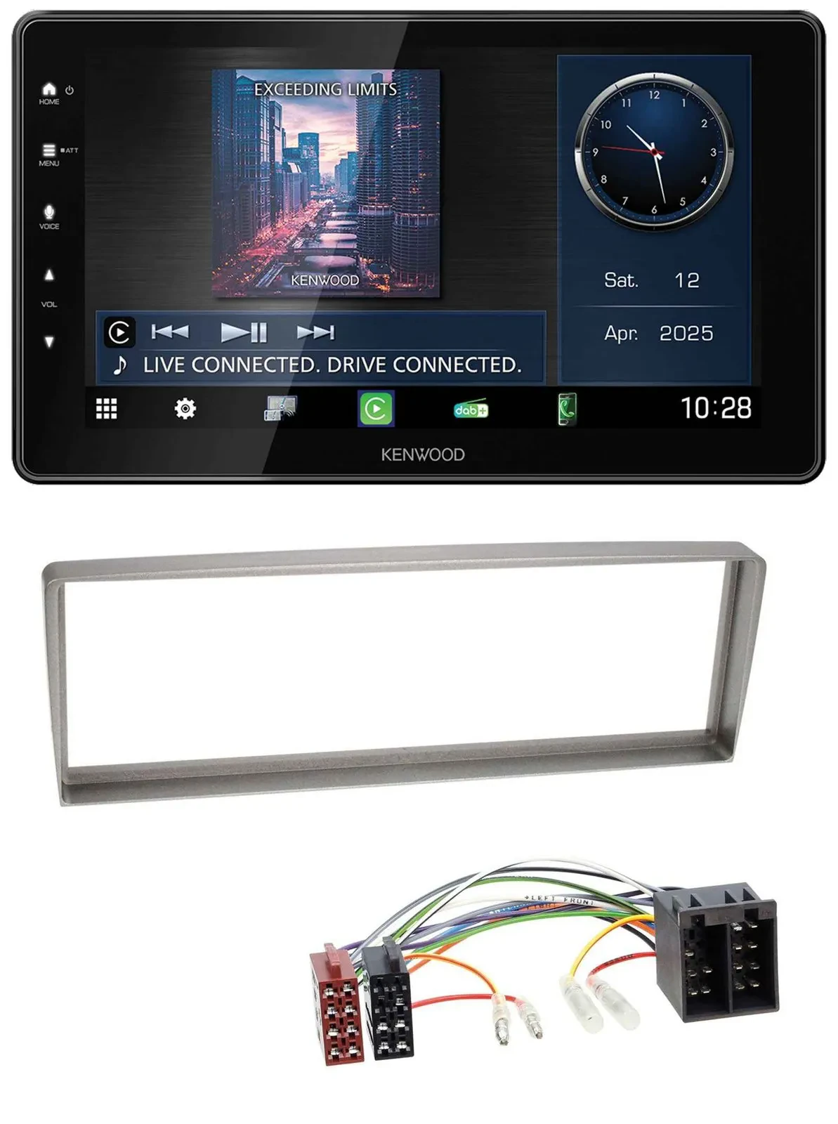 Kenwood MP3 Bluetooth USB DAB Autoradio für Alfa Romeo 156 (2003-2005)