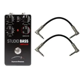 Педаль компрессора для бас-гитары Seymour Duncan Studio Bass Compressor в комплекте: 2 patch-кабеля