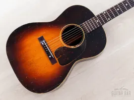 1944 Gibson Banner Logo LG-2 Vintage Wartime Acoustic Guitar w/ Case