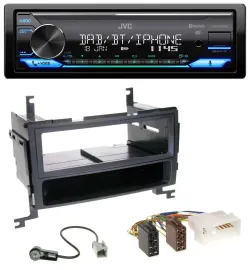 JVC Bluetooth DAB USB MP3 Autoradio für Hyundai Santa Fe (2007-2012)