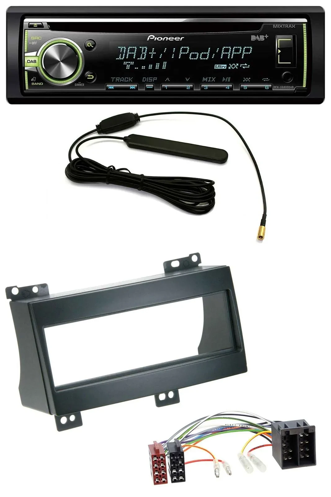 Автомагнитола Pioneer MP3 USB CD DAB AUX для Kia Ceed (2007–2009)