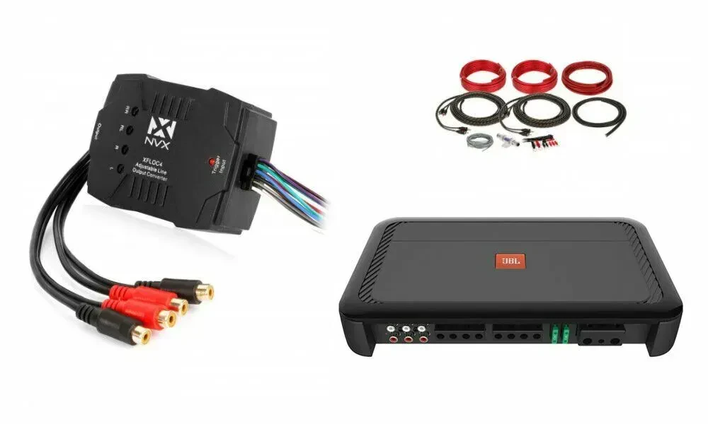 Усилитель мощности JBL ClubA754 4-Channel (набор) с Line-Output Converter и 8 AWG Amp Kit
