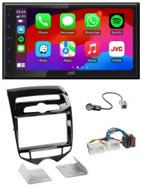 JVC Bluetooth 2DIN MP3 DAB USB Autoradio für Hyundai ix20 ab 10 autom. Klima