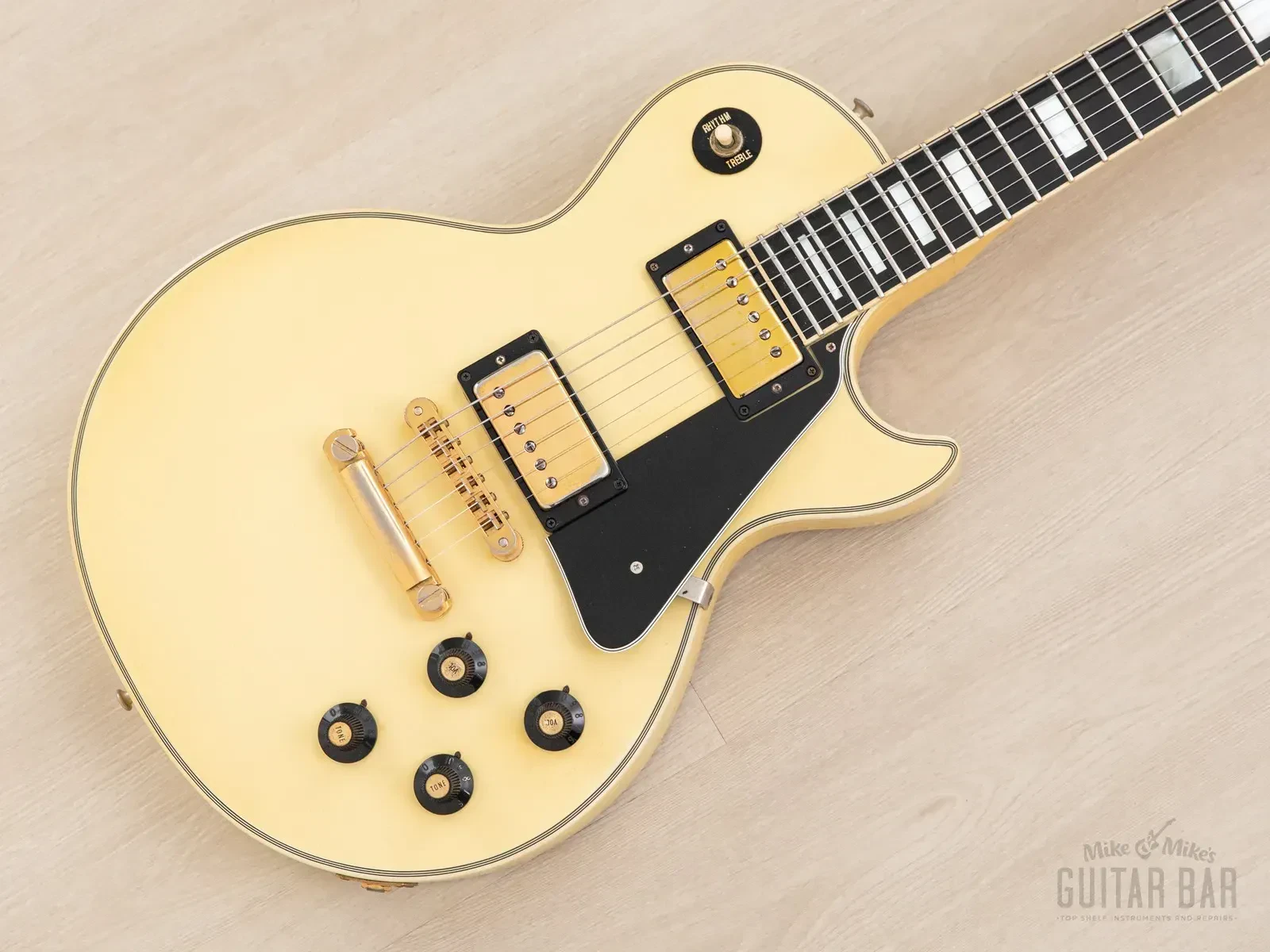 1974 Gibson Les Paul Custom Vintage Guitar Alpine White w/ Case, Randy Rhoads