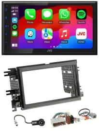 JVC Bluetooth USB MP3 2DIN DAB Autoradio für Ford Mustang F 150 04-09