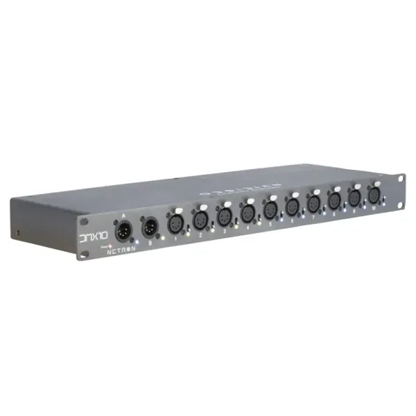 Elation Professional NETRON DMX10-5 Rackmount 10-Port DMX Splitter idjnow