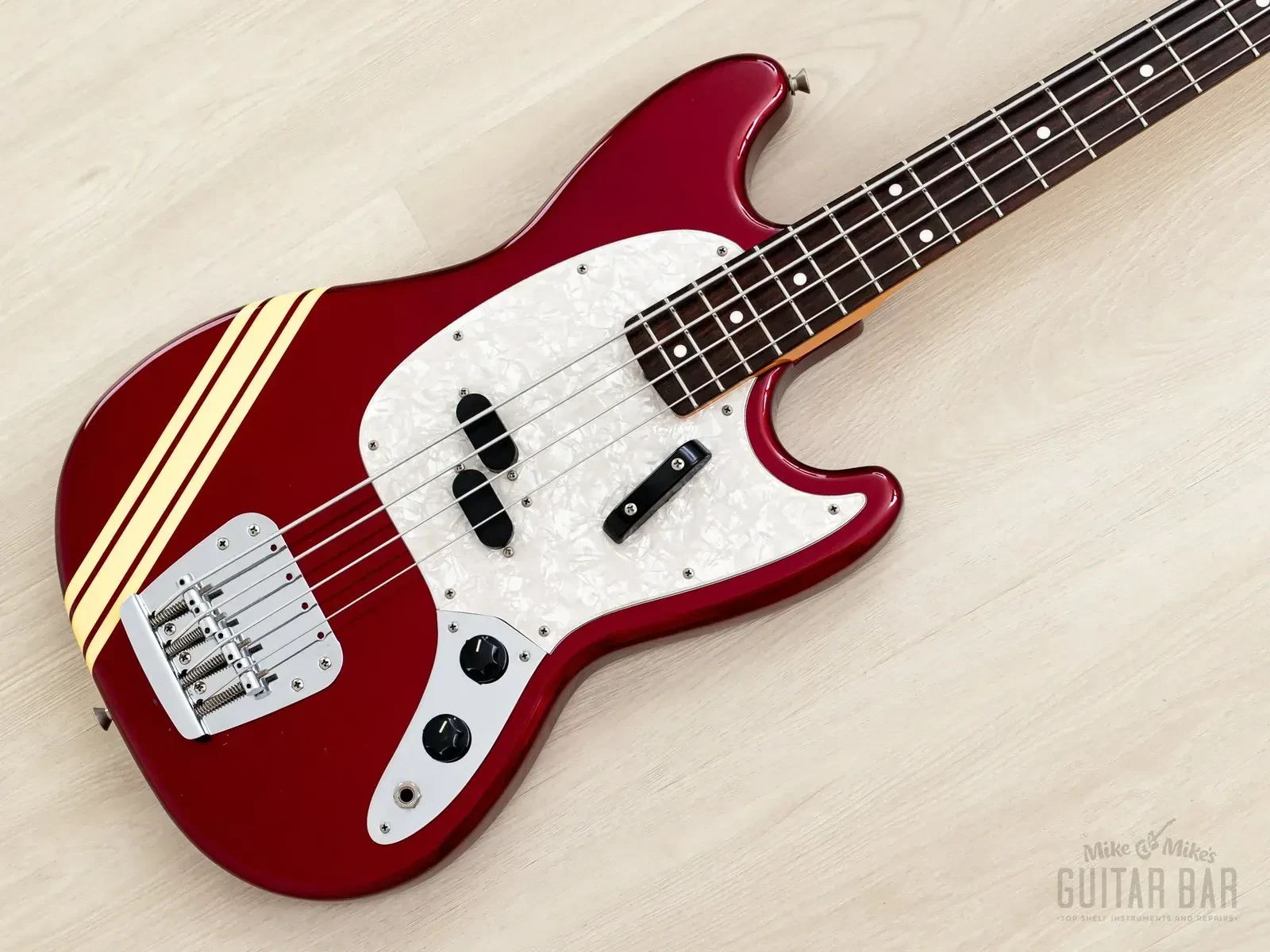 Б/У Бас-гитара Fender Mustang Bass '69 Vintage Reissue MB98-85CO Competition, Japan CIJ, 2006