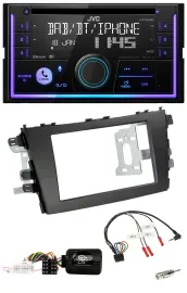 JVC Lenkrad USB 2DIN DAB Bluetooth CD Autoradio für Suzuki Celerio LF ab 2014