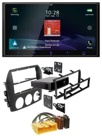 Автомагнитола для Mazda MX-5 NC (2005–2008) JVC 2DIN, DAB, Bluetooth, USB, MP3