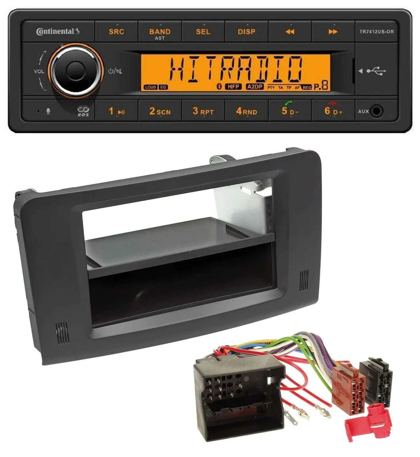 Continental MP3 Bluetooth AUX USB Autoradio für Mercedes M-Klasse W164 05-11 Pro