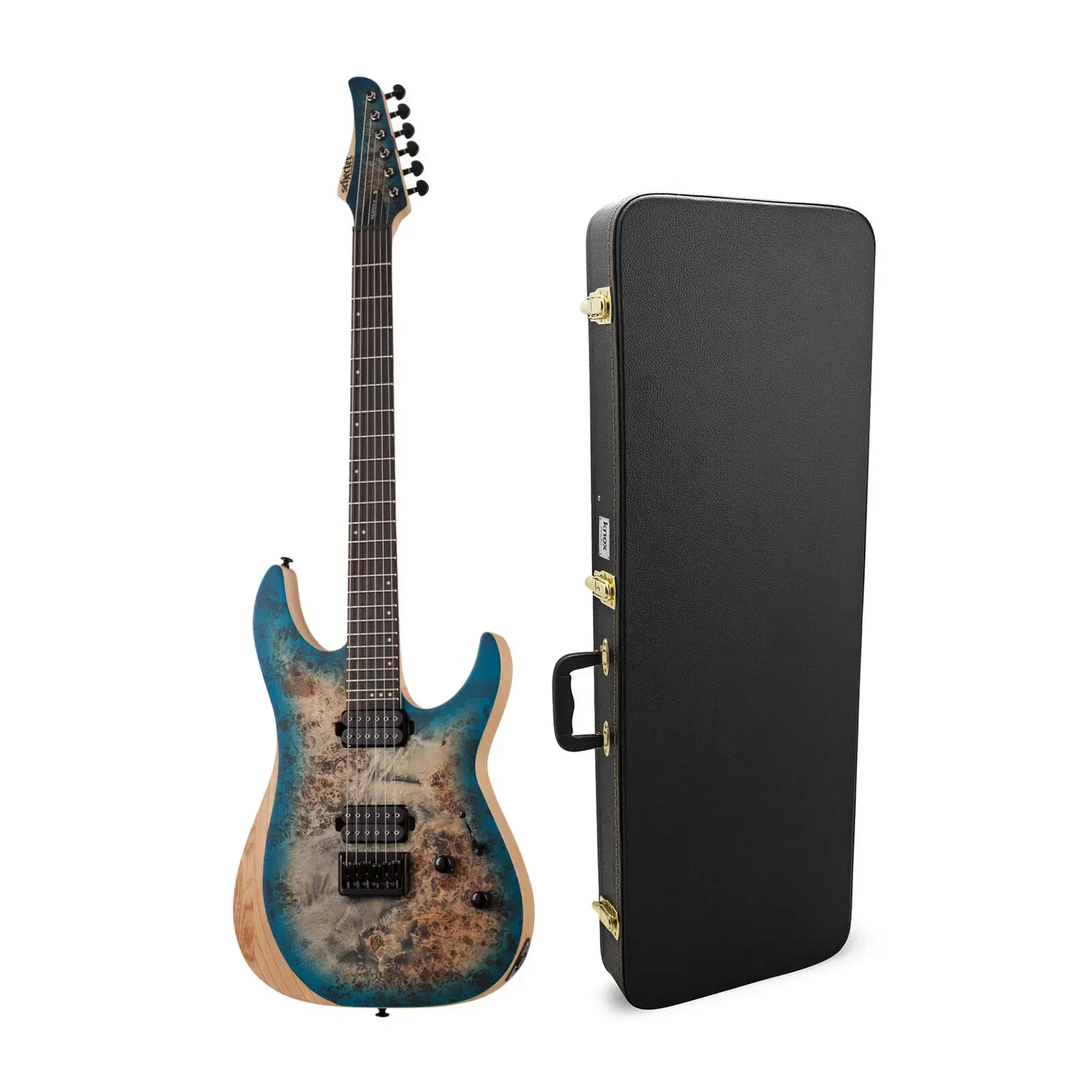 Электрогитара Schecter Reaper 6 Satin Sky Burst с жёстким кейсом