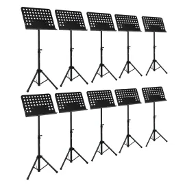 Gator Frameworks GFW-MUS-0500 Lightweight Sheet Music Tripod Stands 10-Pack
