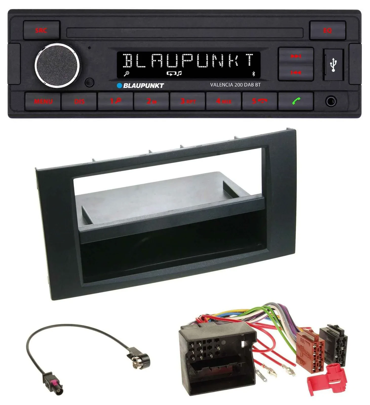 Blaupunkt DAB MP3 Bluetooth USB Autoradio für Ford Focus C-Max S-Max Galaxy 03-0