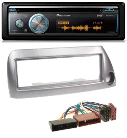 Pioneer MP3 DAB USB CD Bluetooth Autoradio für Ford Ka bis 2008 silber-metallic