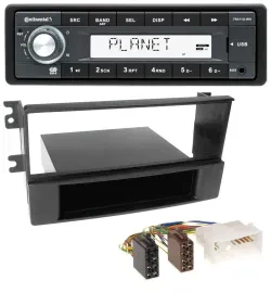 Continental USB MP3 AUX 1DIN Autoradio für Kia Sorento (ab 2006)