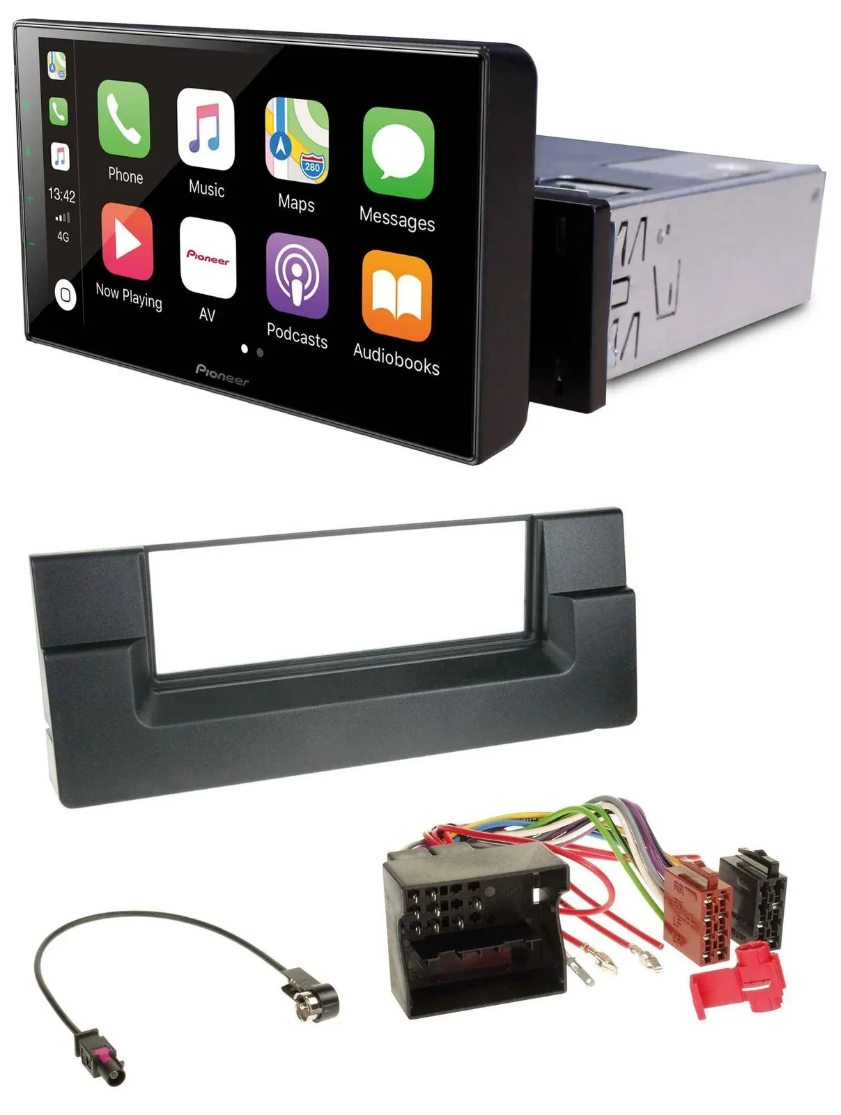 Автомагнитола для BMW 5 (E39), X5 (E53) Pioneer Bluetooth MP3 DAB USB Quadlock