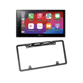 Pioneer DMH-W3000NEX 6.8" Double-DIN Touchscreen Receiver + License Plate Camera
