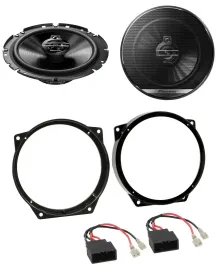 Pioneer 3-Wege 300Watt 16,5cm Lautsprecher für BMW 3er Compact 01-04 Fronttür Au