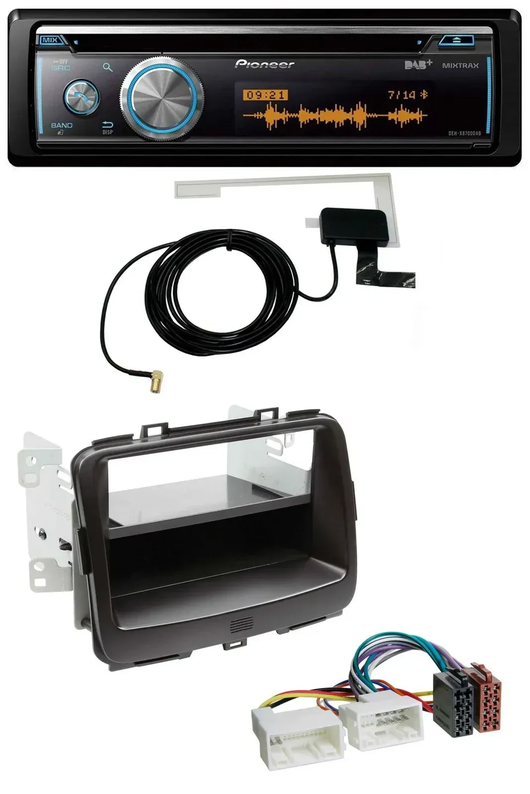 Автомагнитола для Kia Carens 4 (RP, с 2013) Pioneer Bluetooth, DAB, MP3, USB, CD