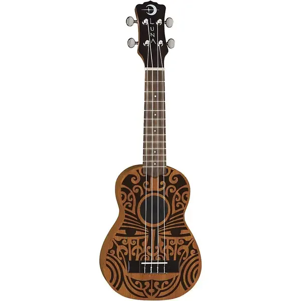 Укулеле Luna Guitars Tribal Soprano Ukulele Satin Natural