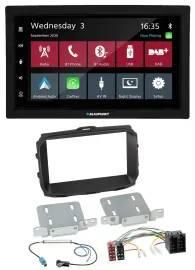 Blaupunkt DAB Bluetooth USB MP3 2DIN Autoradio für Alfa Giulietta 2013-2021 ISO