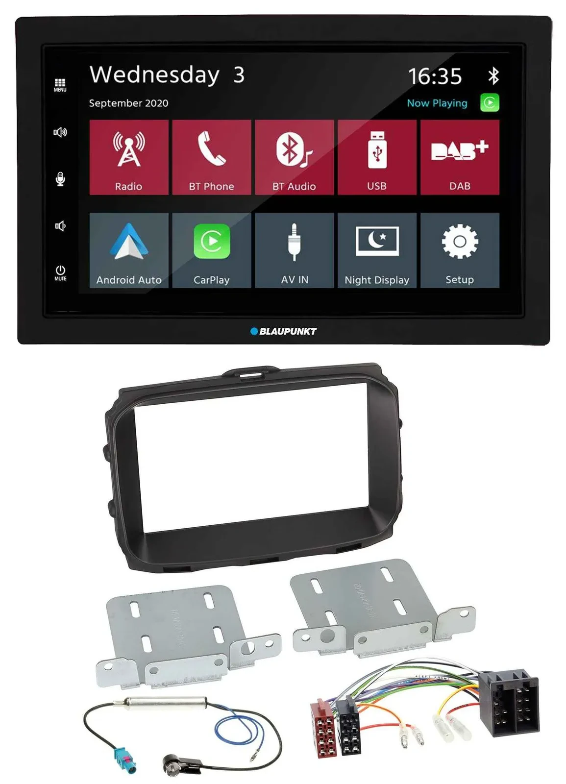 Blaupunkt DAB Bluetooth USB MP3 2DIN Autoradio für Alfa Giulietta 2013-2021 ISO