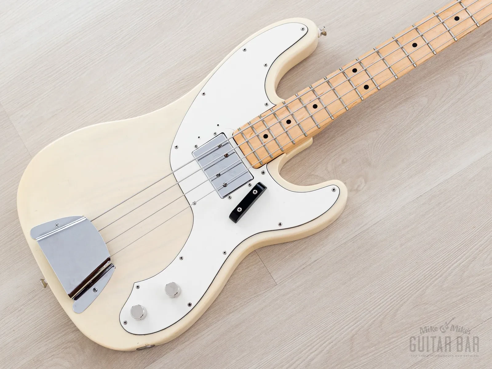 1972 Fender Telecaster Bass Blonde, Lightweight w/ Wide Range Humbucker, Case