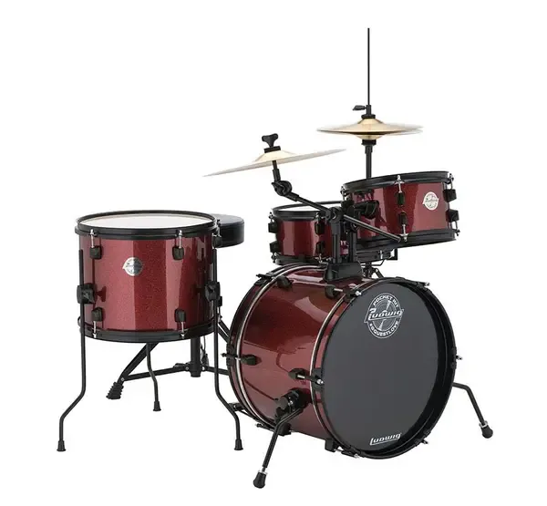 Барабанная установка Ludwig LC178X025 Pocket Kit Questlove, красная