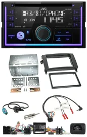 JVC Lenkrad USB 2DIN DAB Bluetooth CD Autoradio für Mercedes Vito Viano W639 Aud