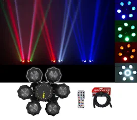 Светодиодный прибор Chauvet DJ Helicopter Q6 с аксессуарами