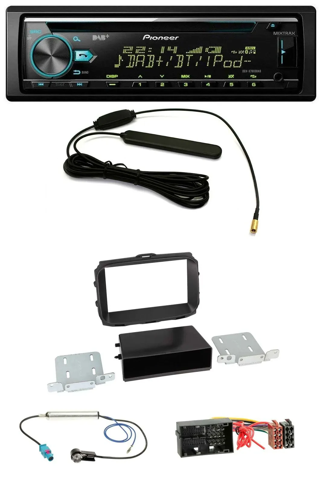 Автомагнитола для Alfa Romeo Giulietta (940, с 2013) Pioneer CD/MP3/AUX/DAB/USB