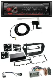 Pioneer 1DIN USB DAB MP3 AUX Autoradio für Honda Insight (ZE2, 2009-2013)