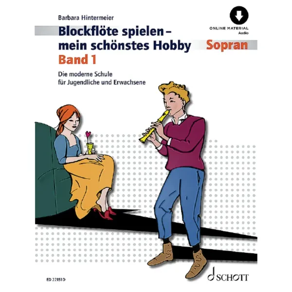Учебное пособие Schott Music Blockflöte Spielen Mein Schönstes Hobby 1