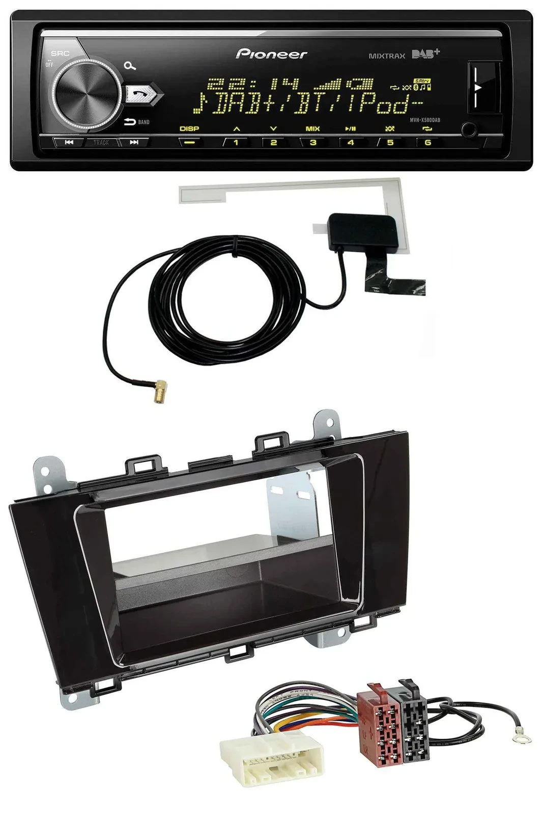 Pioneer Bluetooth DAB USB MP3 Autoradio für Subaru Outback (ab 2015)
