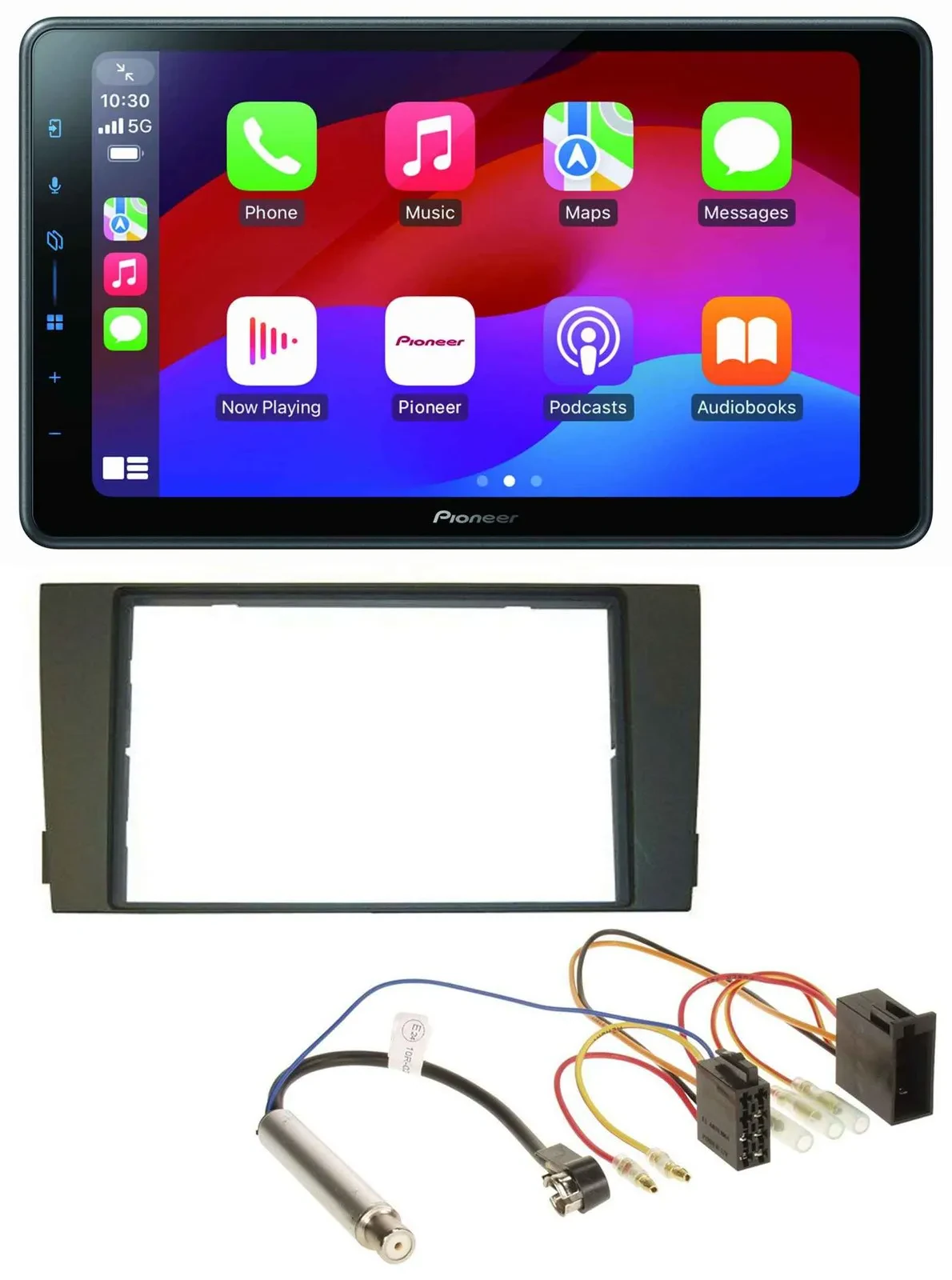 Pioneer Bluetooth 2DIN USB MP3 DAB Autoradio für Audi A6 C5 2001-2005 ISO