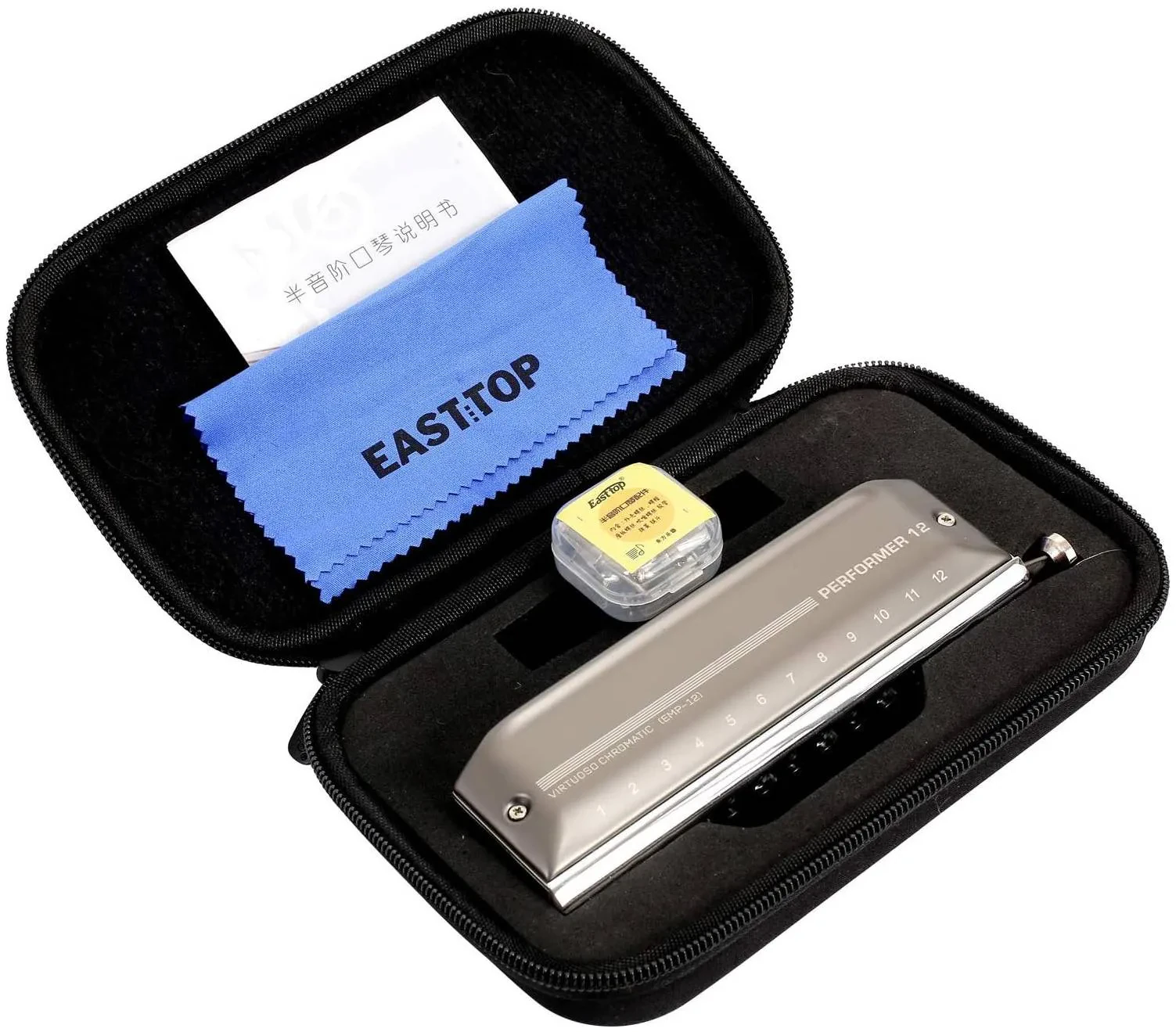 Губная гармоника хроматическая EASTTOP EMP-12 C
