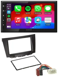 Автомагнитола Kenwood MP3 USB DAB 2DIN Bluetooth для Suzuki Kizashi (с 2009)