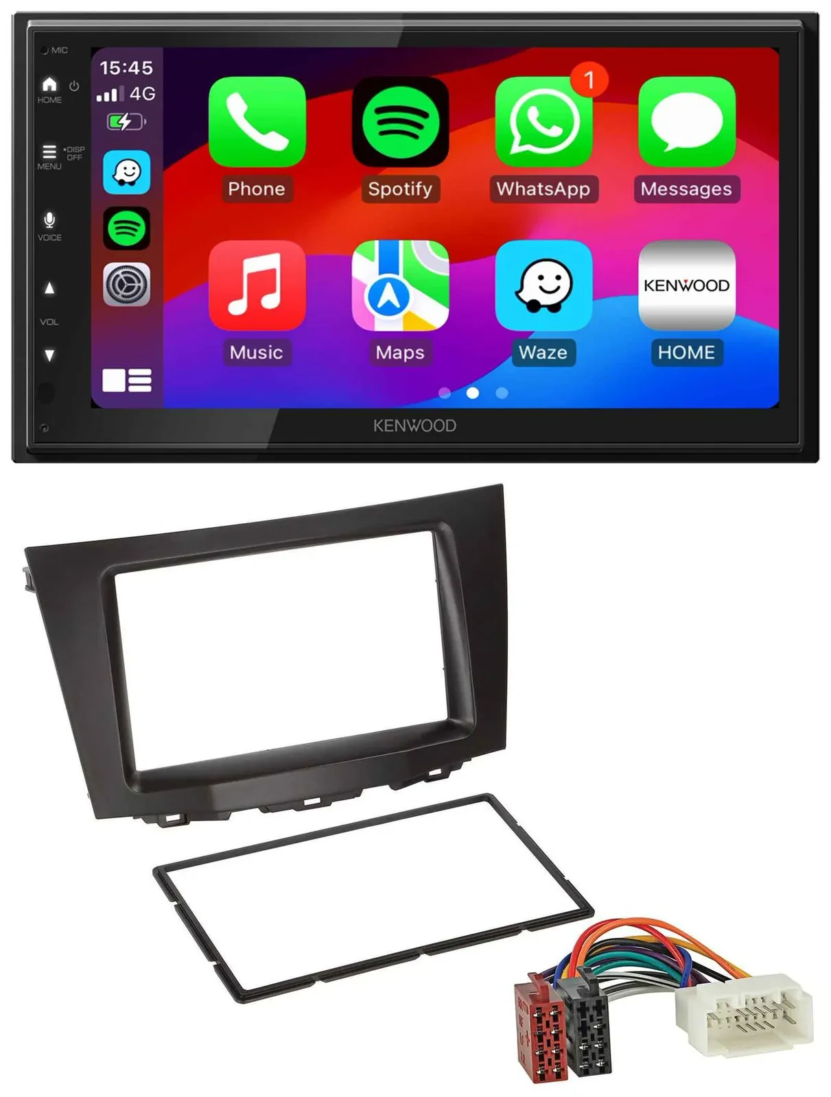 Автомагнитола Kenwood MP3 USB DAB 2DIN Bluetooth для Suzuki Kizashi (с 2009)