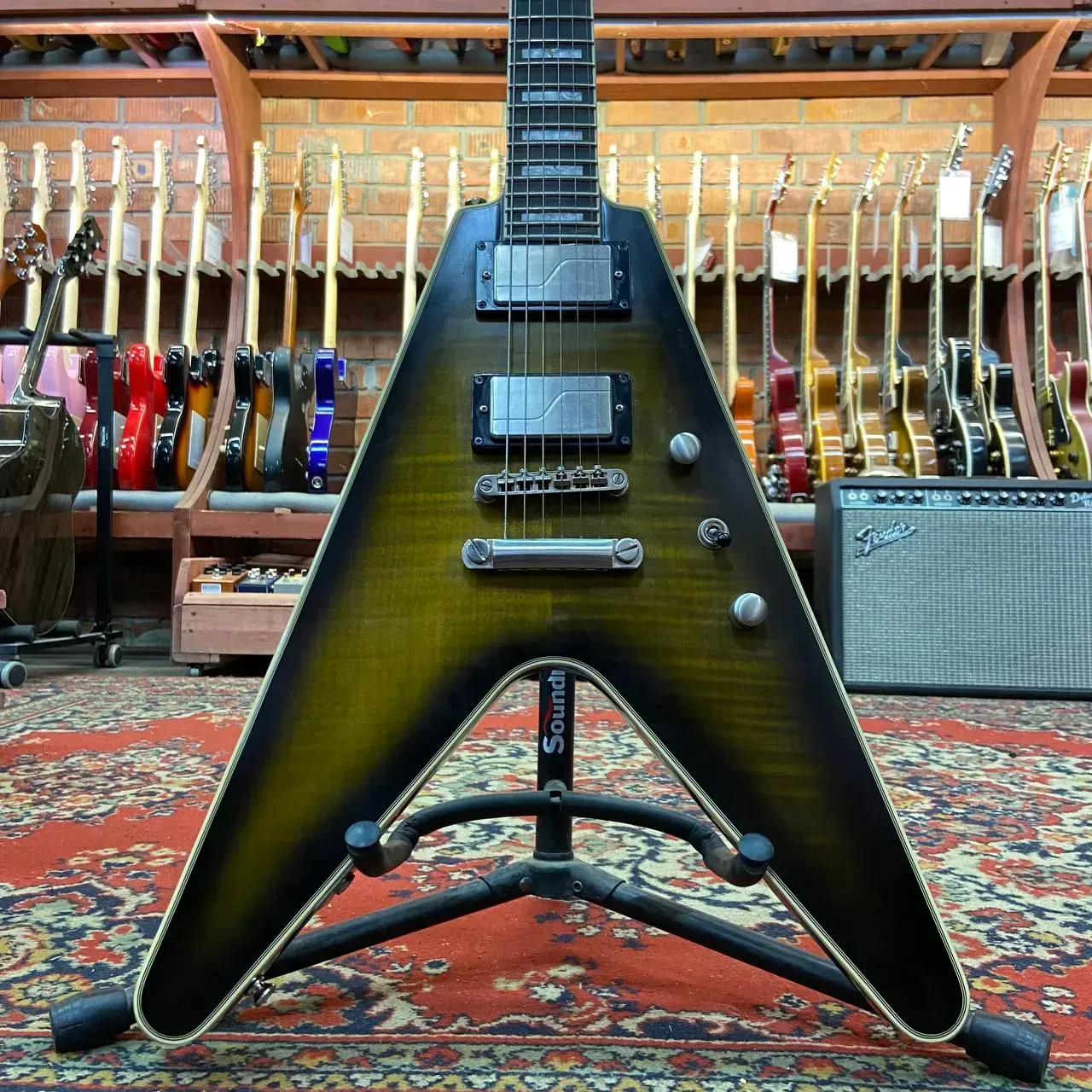 Электоргитара Epiphone Proffecy V H-H Green China 2021