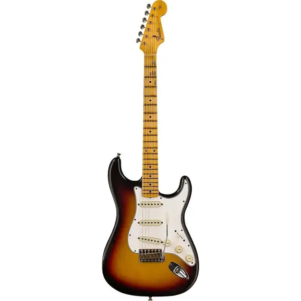 Электрогитара Fender Custom Shop Postmodern Stratocaster Journeyman Relic Maple FB Bleached 3-Color Sunburst