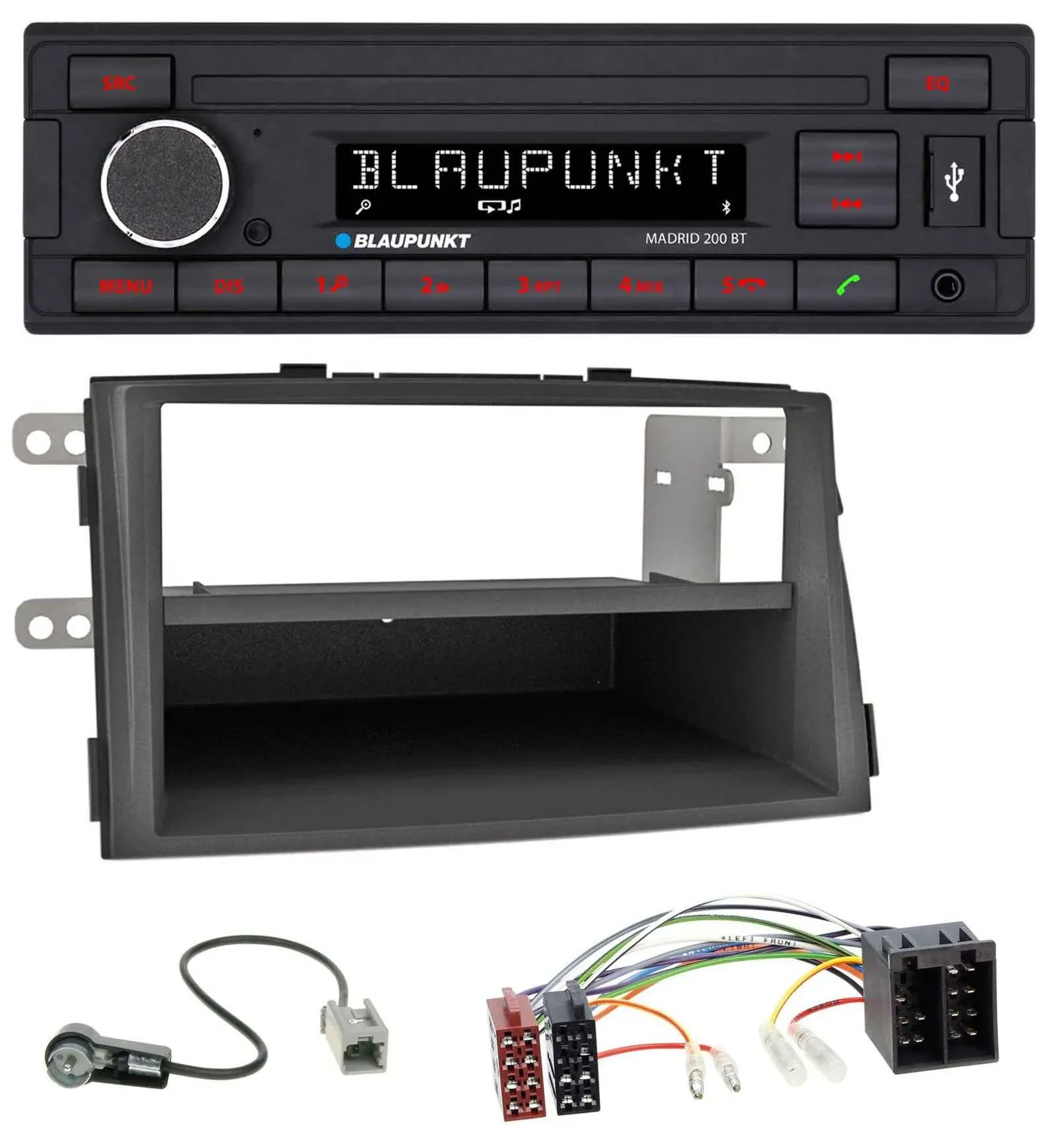 Автомагнитола Blaupunkt для Kia Sorento II (2009–2012) USB, AUX, Bluetooth, MP3