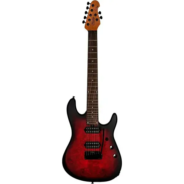 Электрогитара Sterling by Music Man Jason Richardson Cutlass 7-String Dark Scarlet Burst Satin