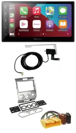 Pioneer USB Bluetooth DAB MP3 2DIN Autoradio für Ford Ranger 2AB 2007 2011