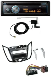 Автомагнитола для Ford C‑Max/Kuga Pioneer Bluetooth DAB MP3 USB CD, цвет чёрный (piano black)