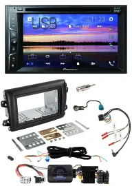 Pioneer Bluetooth 2DIN USB DVD DAB Lenkrad Autoradio für Fiat Ducato Serie 8 ab