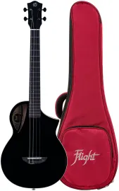 Укулеле FLIGHT AVIATOR Spruce Baritone BK CE, баритон, электроакустическое, черное